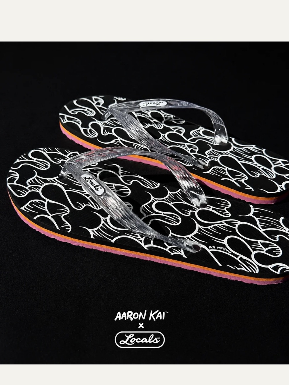 NEW Aaron Kai X Locals Slippers Flipflops 10.5